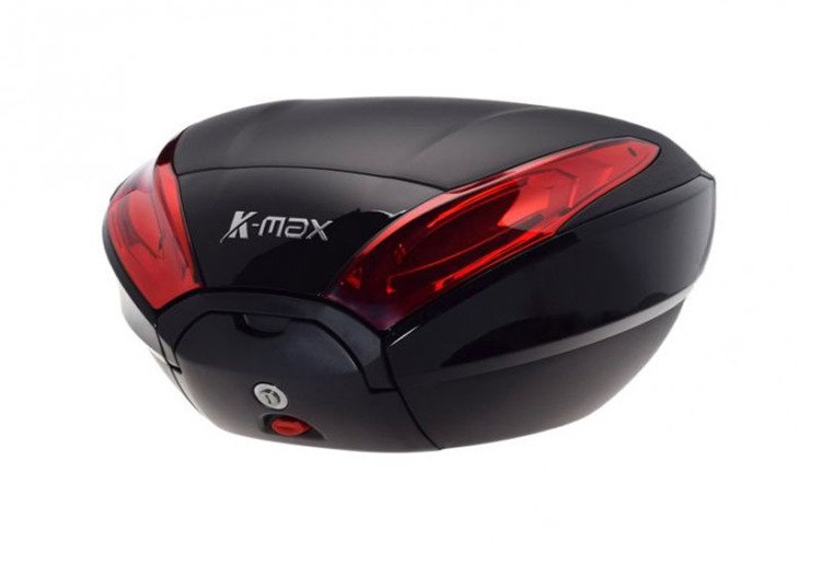Kufer k-max z płytą montażową czarny 40l
