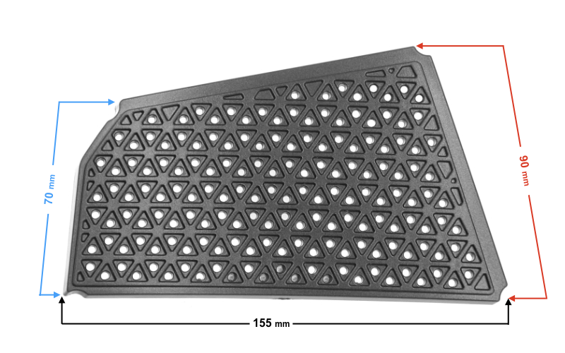 Dekor obudowy nóg 3/4 do skutera Barton E-Max wlot prawy