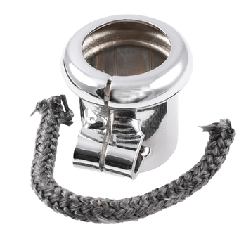 Obejma kolanka wydechowego chromowana Romet Komar