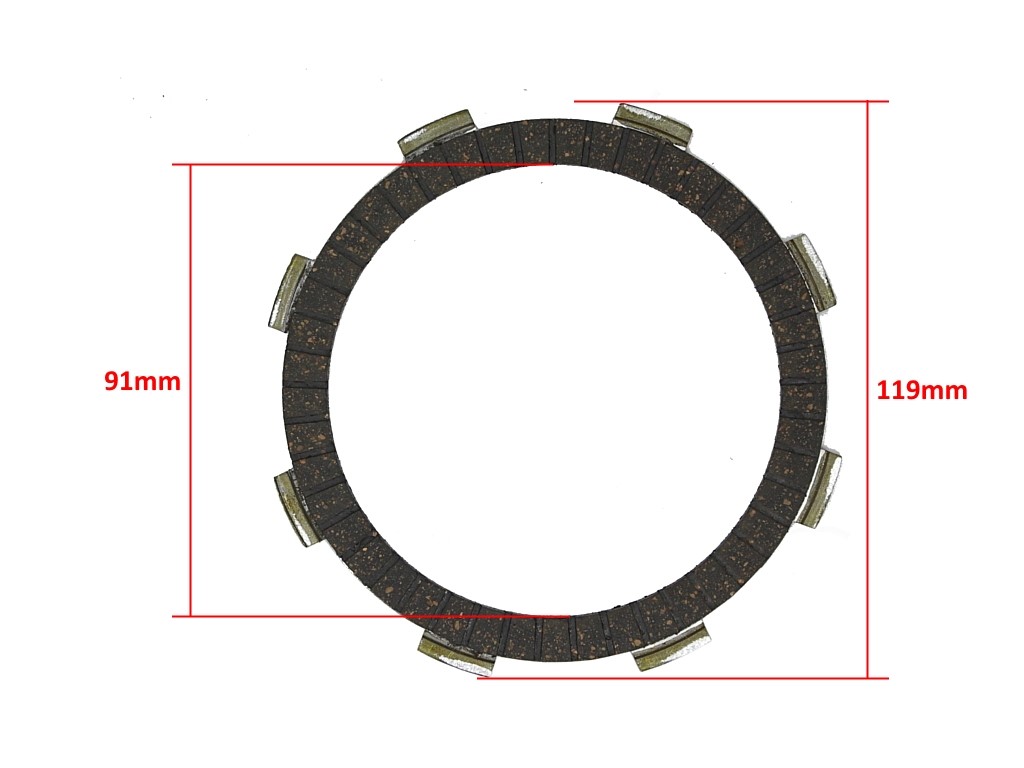 Tarcza tarcze sprzęgła quad atv 150 200 156FMI Romet Junak Ferro