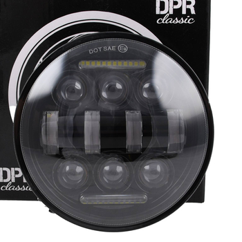 SIMSON Wkład lampy przód Led custom V11 homologacja E9 DPR Classic