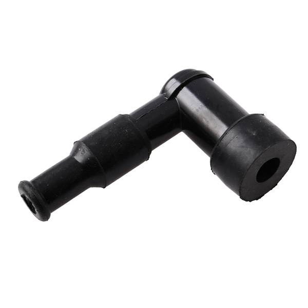 Fajka świecy zapłonowej bakelit czarna 90 st. otwór 14mm