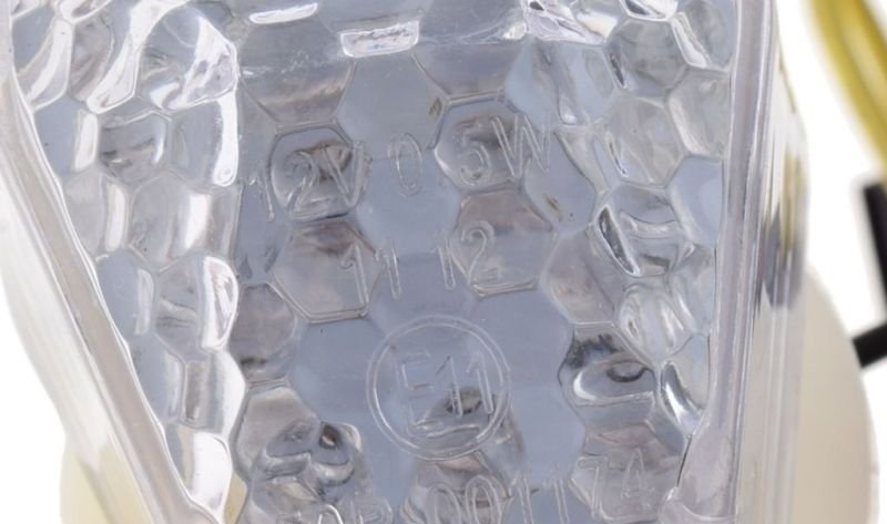 Kierunkowskazy biały klosz led do Honda para