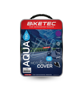  Pokrowiec motocyklowy z kufrem XXL BIKETEC AQUATEC 