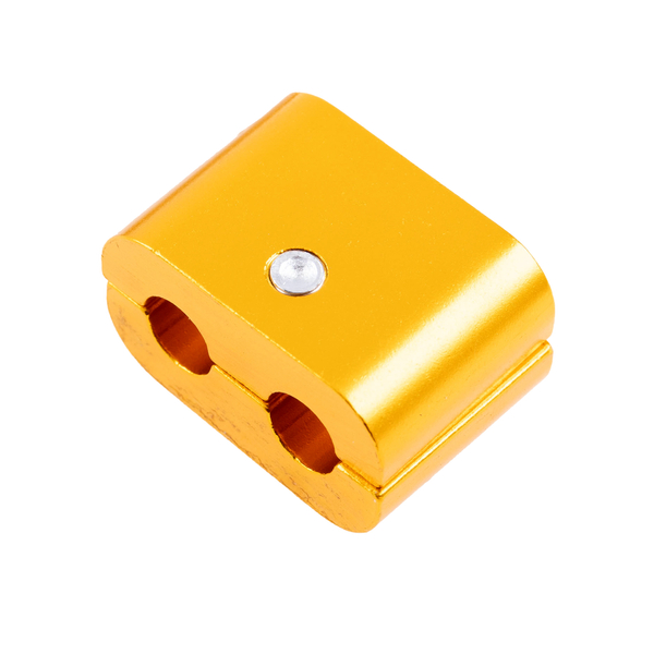 Łącznik linek uniwersalny aluminiowy cnc złoty Racing Force