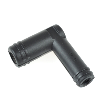 RMS Racing fajka świecy zapłonowej 90 st. czarna 6,2x10