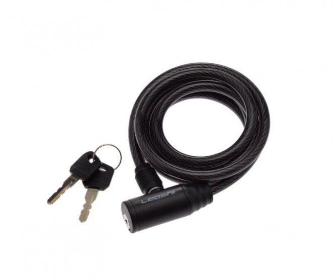 Zabezpieczenie rowerowe spirala 8x1500 czarne