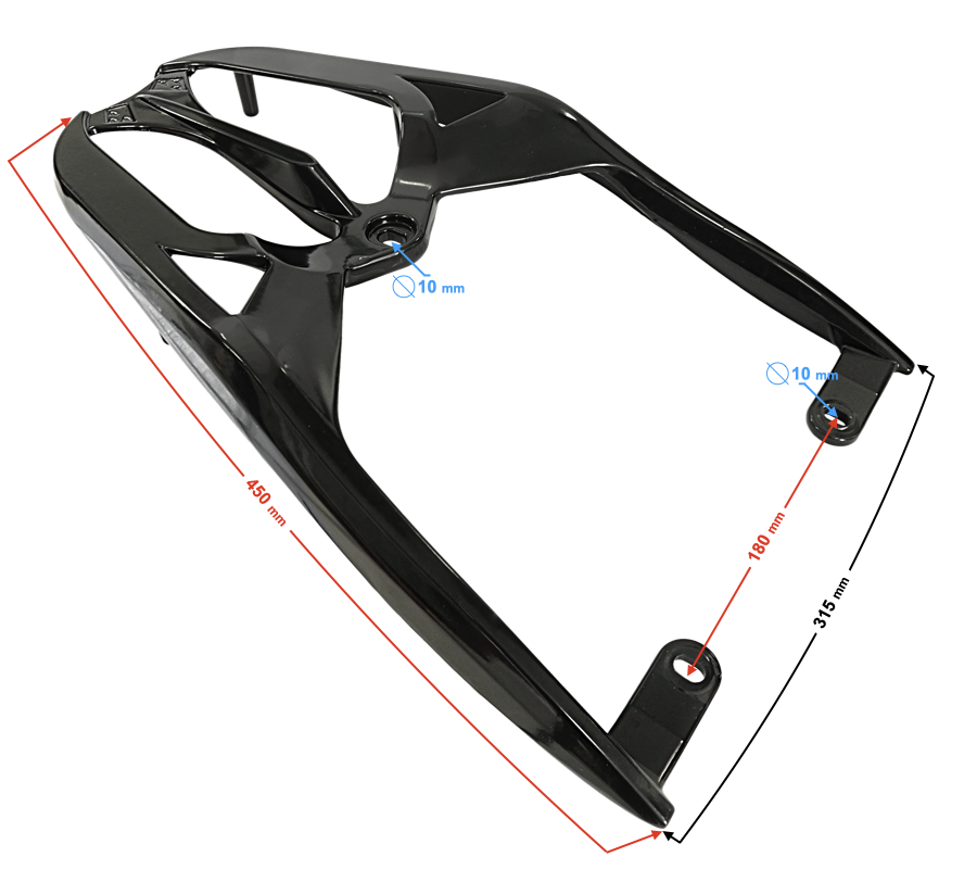 Wspornik kufra do motoroweru Barton Sprint 2