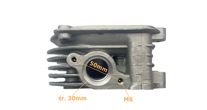 Głowica Gy6 125 150 skuter quad atv 4T 150ccm 57mm Zipp Vertex Shineray