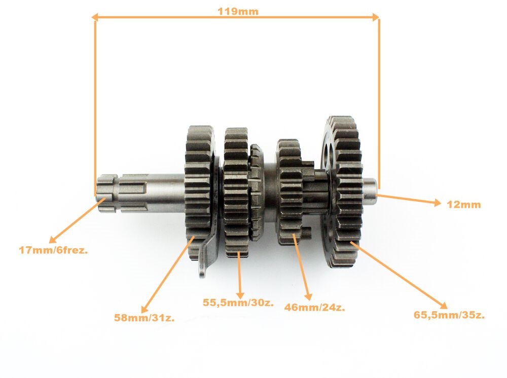 Skrzynia biegów quad atv 70 90 110 125 Router XL XM XS Zipp Kid