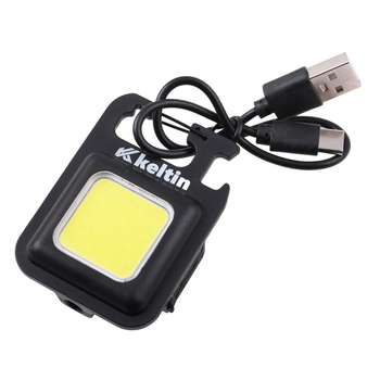 Latarka kieszonkowa mini LED COB 6W z magnesem 3 tryby świecenia zaczep