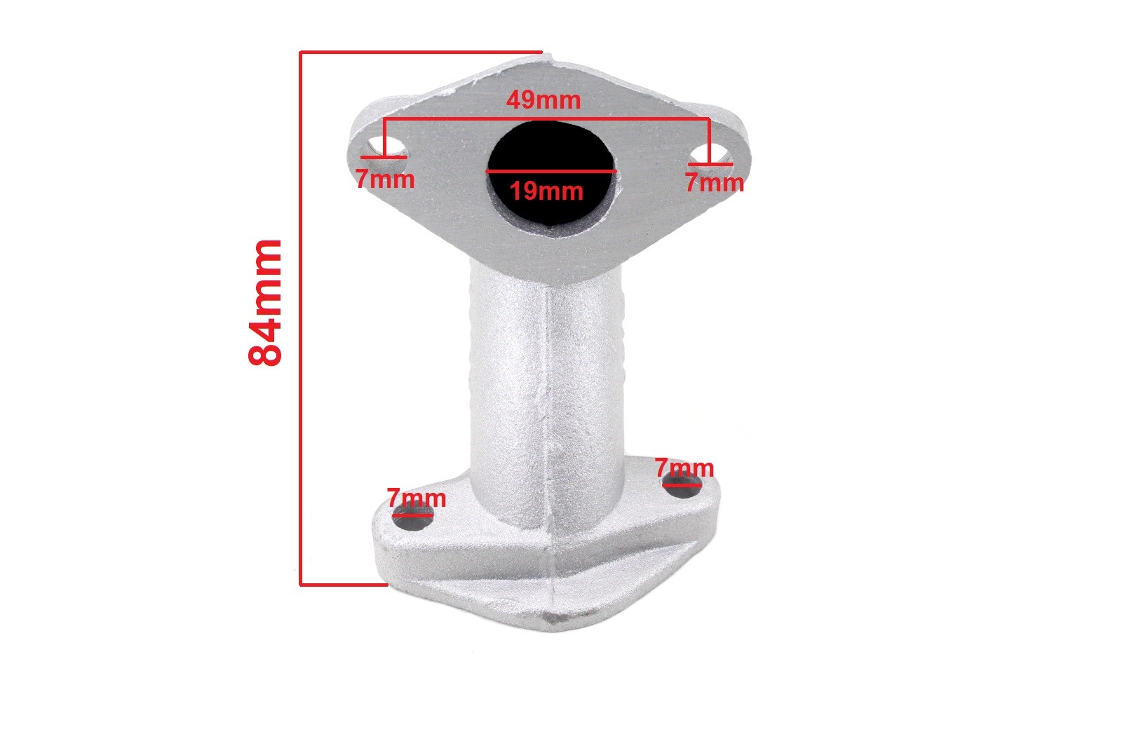 Króciec gaźnika quad street cross czoper 110ccm 139FMB 147FMD 152FMH 154FMI