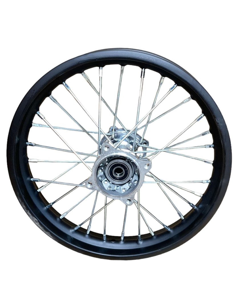 Felga 14 cali tył 1.85x14 stalowa pitbike Kayo TT 125 140 160 MRF 120 140