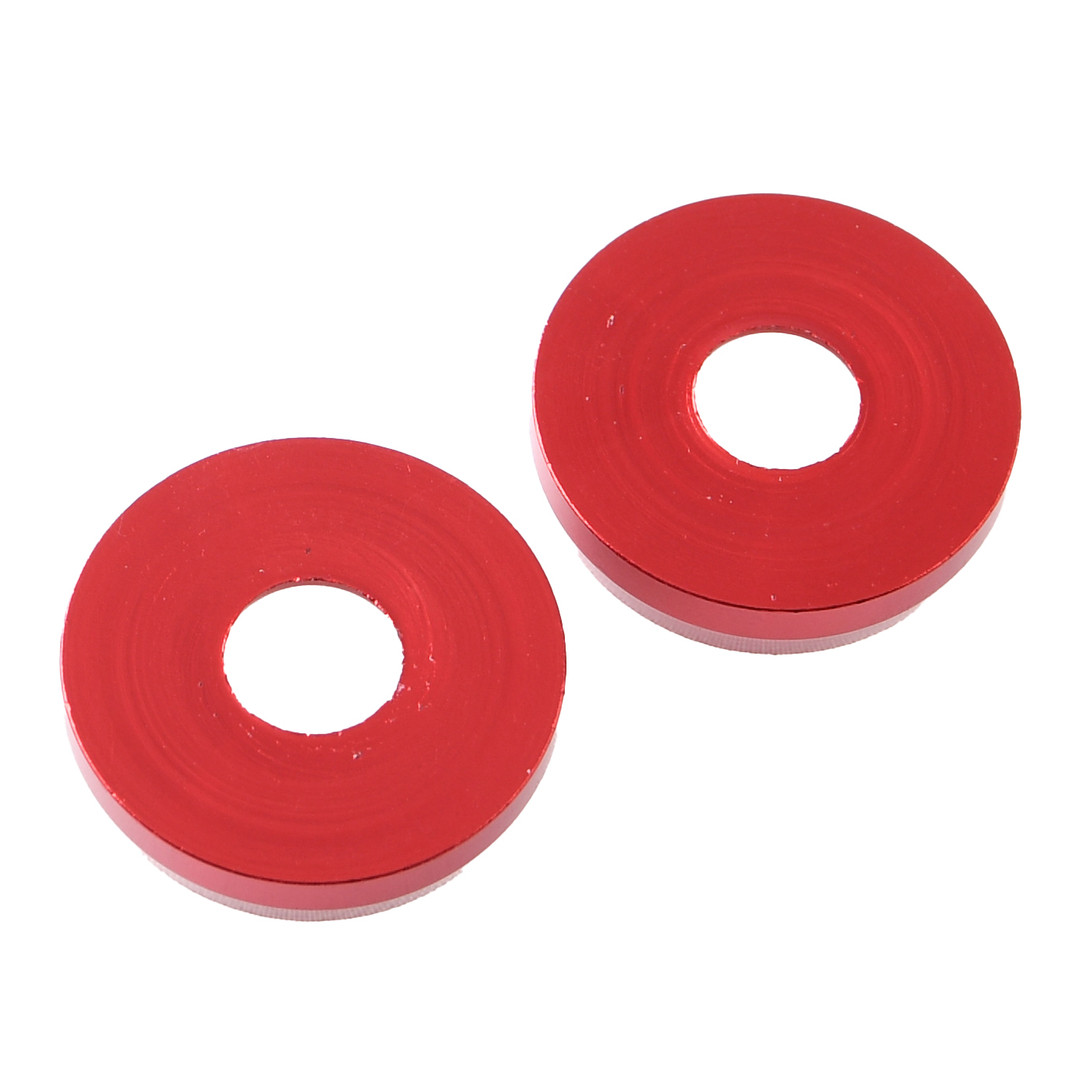 Podkładki śruby amortyzatora tył M8 alu cnc czerwone Simson DPR Performance