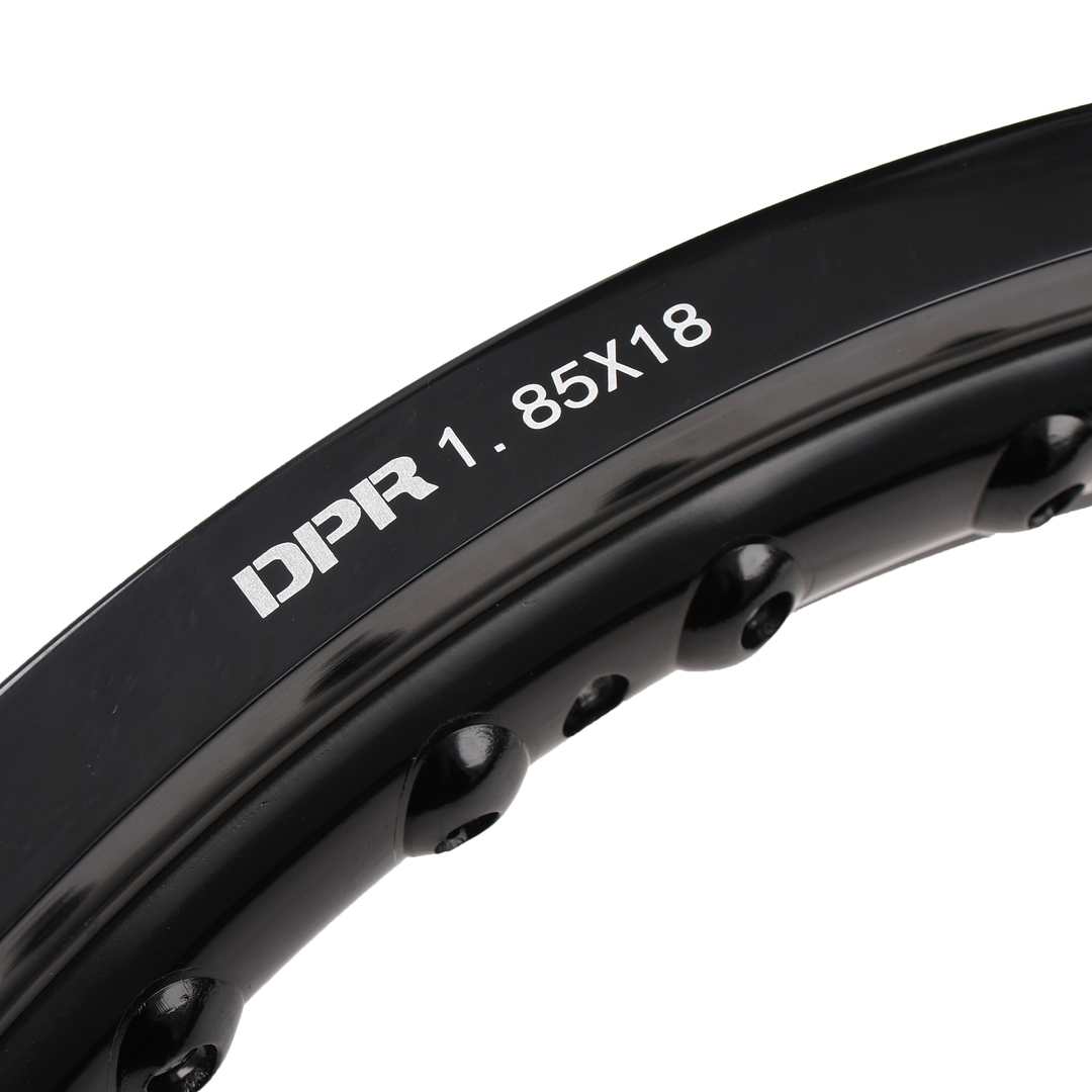 Obręcz koła 1,85x18 aluminiowa czarna MZ ETZ TS WSK DPR Classic