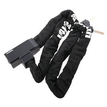 Zabezpieczenie zapięcie łańcuch na klucz motocyklowe rowerowe 8mm 120cm