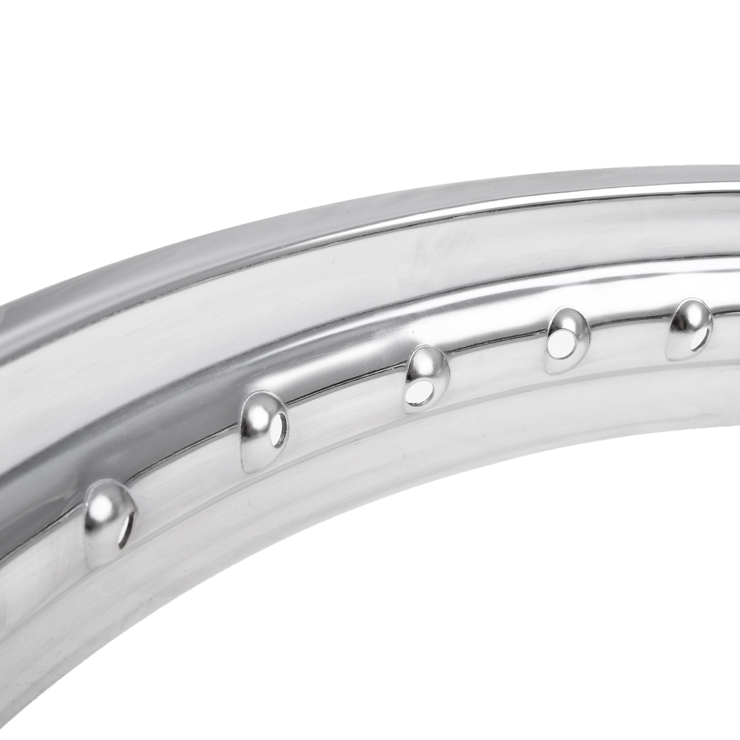 Obręcz koła 18 cali stalowa chromowana zaplot jak w oryginale WSK DPR Classic