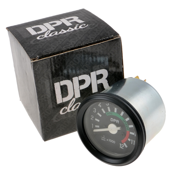 Obrotomierz 12000 RPM 60mm 12V podświetlenie kontrolka Simson S51 S70 DPR
