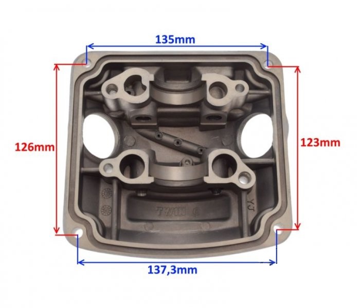 Zipp VZ-2 125ccm obudowa pokrywa zaworów głowicy