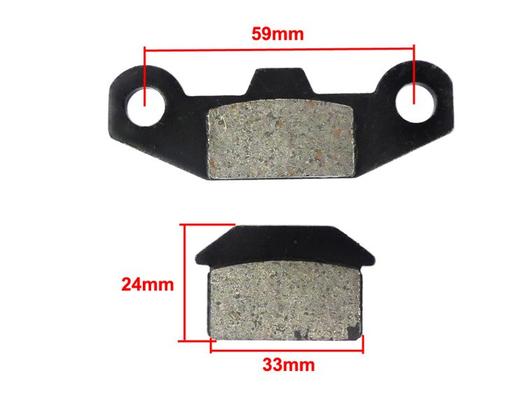 Klocki hamulcowe hamulca quad atv cross