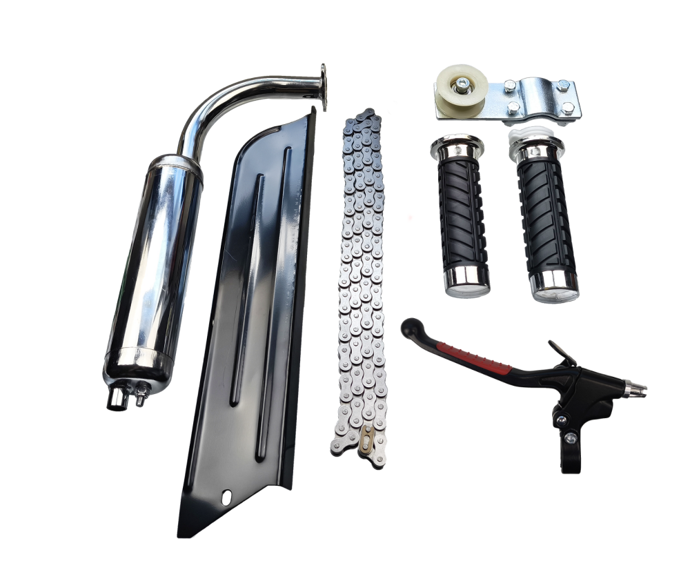 Silnik spalinowy 80cc rowerowy kompletny do ramy rowerowej typu V 26 cali