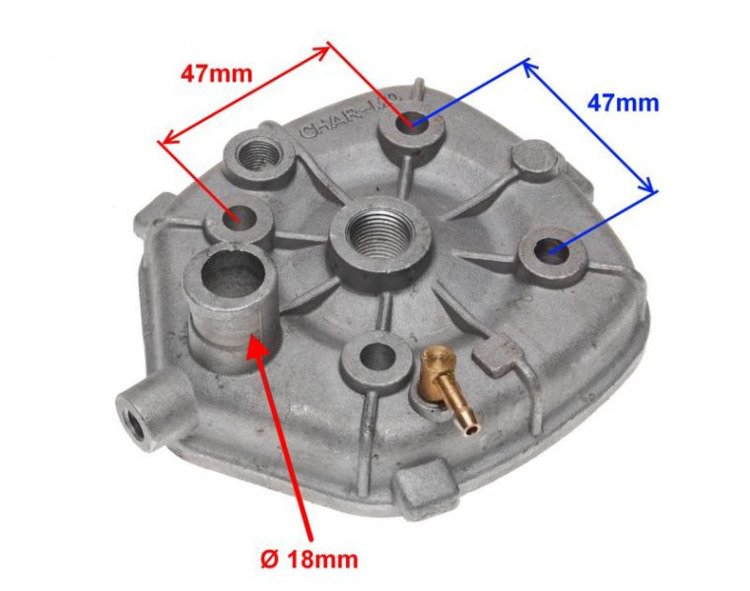 Głowica cylindra piaggio lc70 aprilia rs 70
