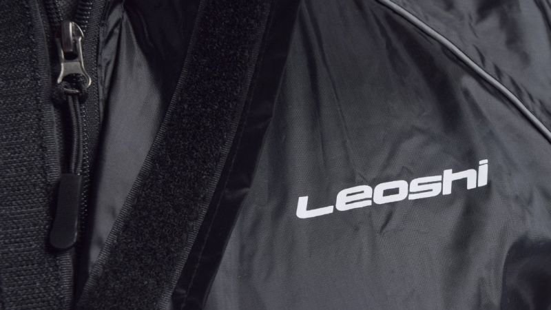 Przeciwdeszczowy Kombinezon Motoxyklowy Leoshi Kurtka + Spodnie Czarny