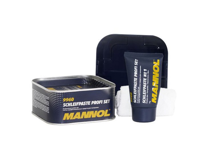 Mannol Schleifpaste Profi Set zestaw do polerowania lakieru