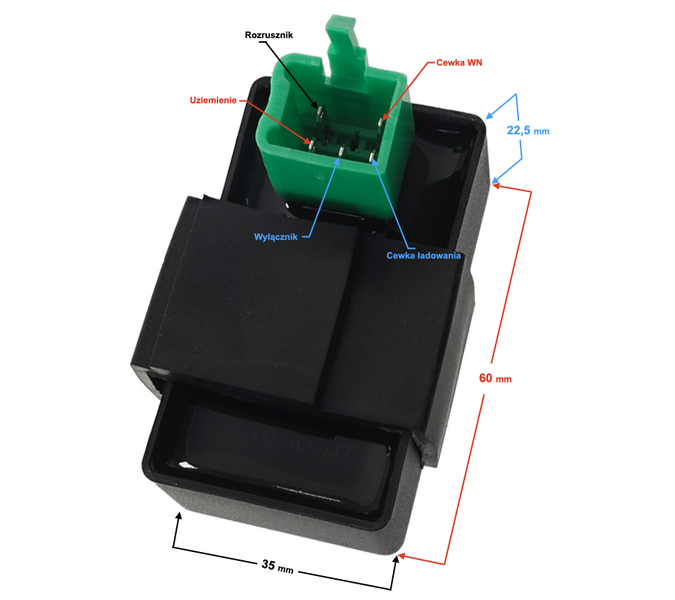 Moduł zapłonowy motoroweru Barton Sprint 2 139FMB