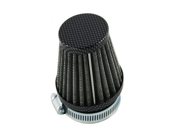 Filtr powietrza stożek prosty carbon 60mm