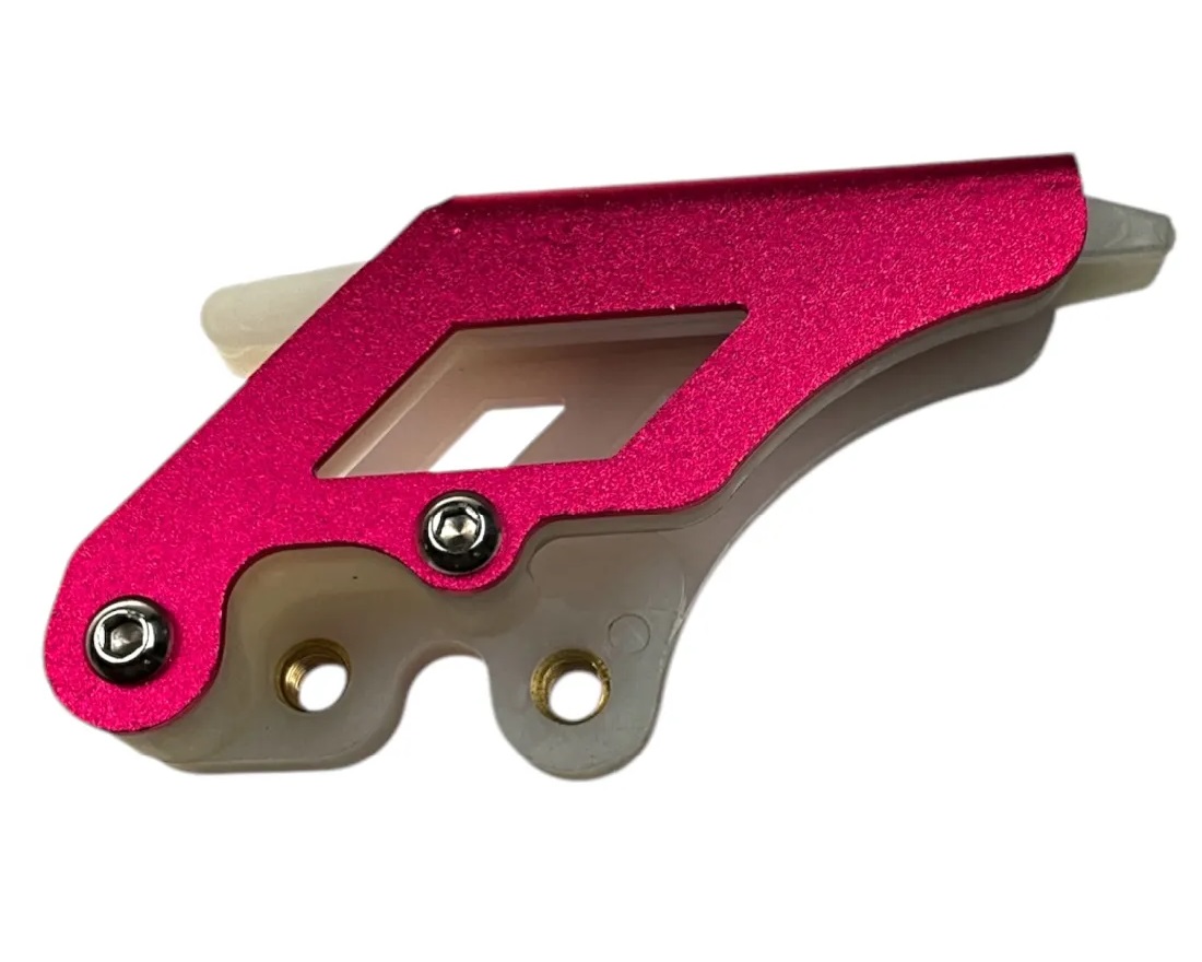Prowadnica łańcucha aluminiowa różowa pitbike MRF 120 140 160 Kayo 125 140
