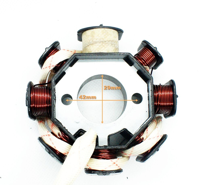Cewki iskrownika stator 8-zwojowe 125cc 156FMI Zipp Toros Router Junak ATV
