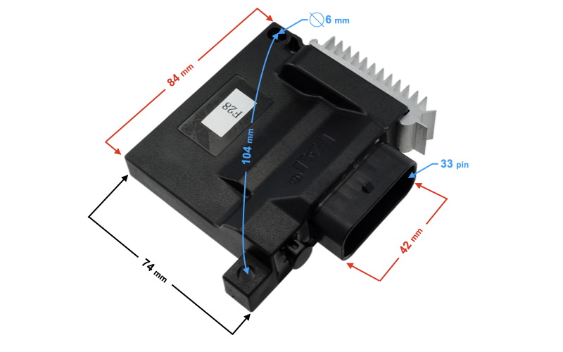 Sterownik komputer moduł zapłoowy ECU Barton Travel 125ccm
