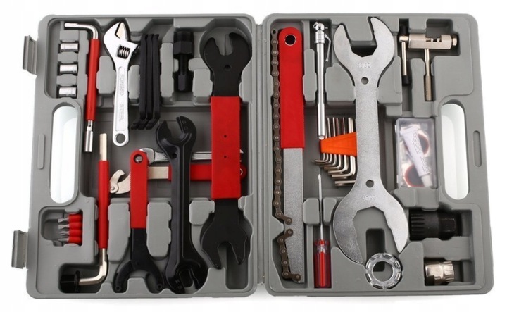 Zestaw do naprawy roweru (duży) narzędzia rowerowe