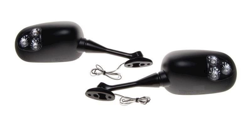 Lusterka motocyklowe diody led gwint kierunki para