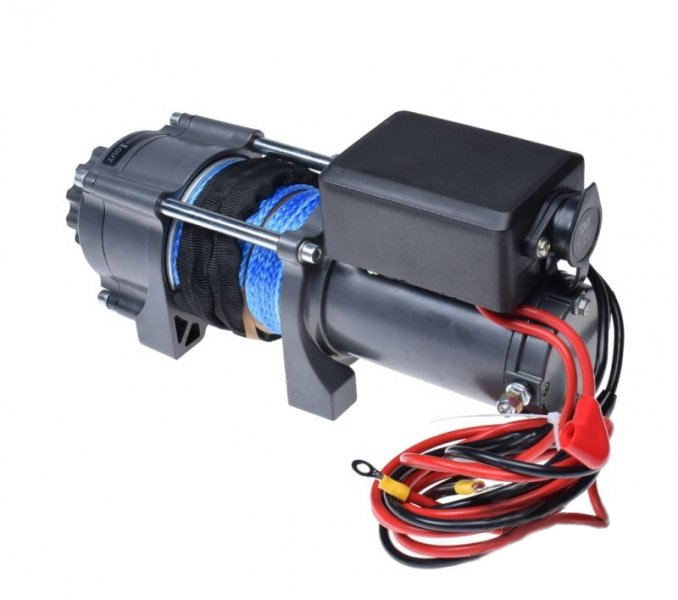 Wyciągarka atv uciąg 1587kg 12V 1HP linka syntetyk