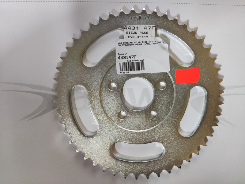 Zębatka Tylna 47z F RIEJU RS 50 EVOLUTION 98-04