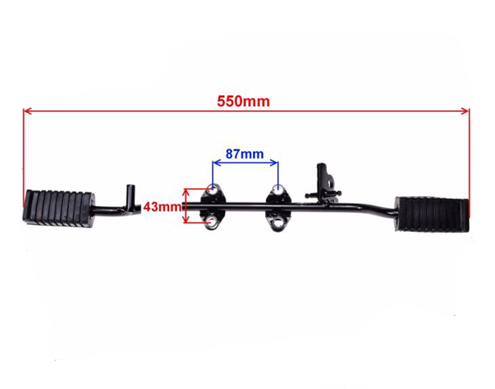 Podnóżek kierowcy Romet Zetka 
