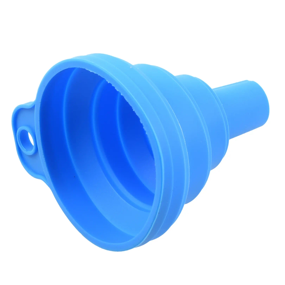 Lejek silikonowy uniwersalny składany niebieski 70mm