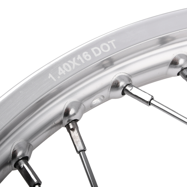 Koło jezdne 1,40x16 Simson S50 S51 aluminiowa obręcz szprychy chrom Delux