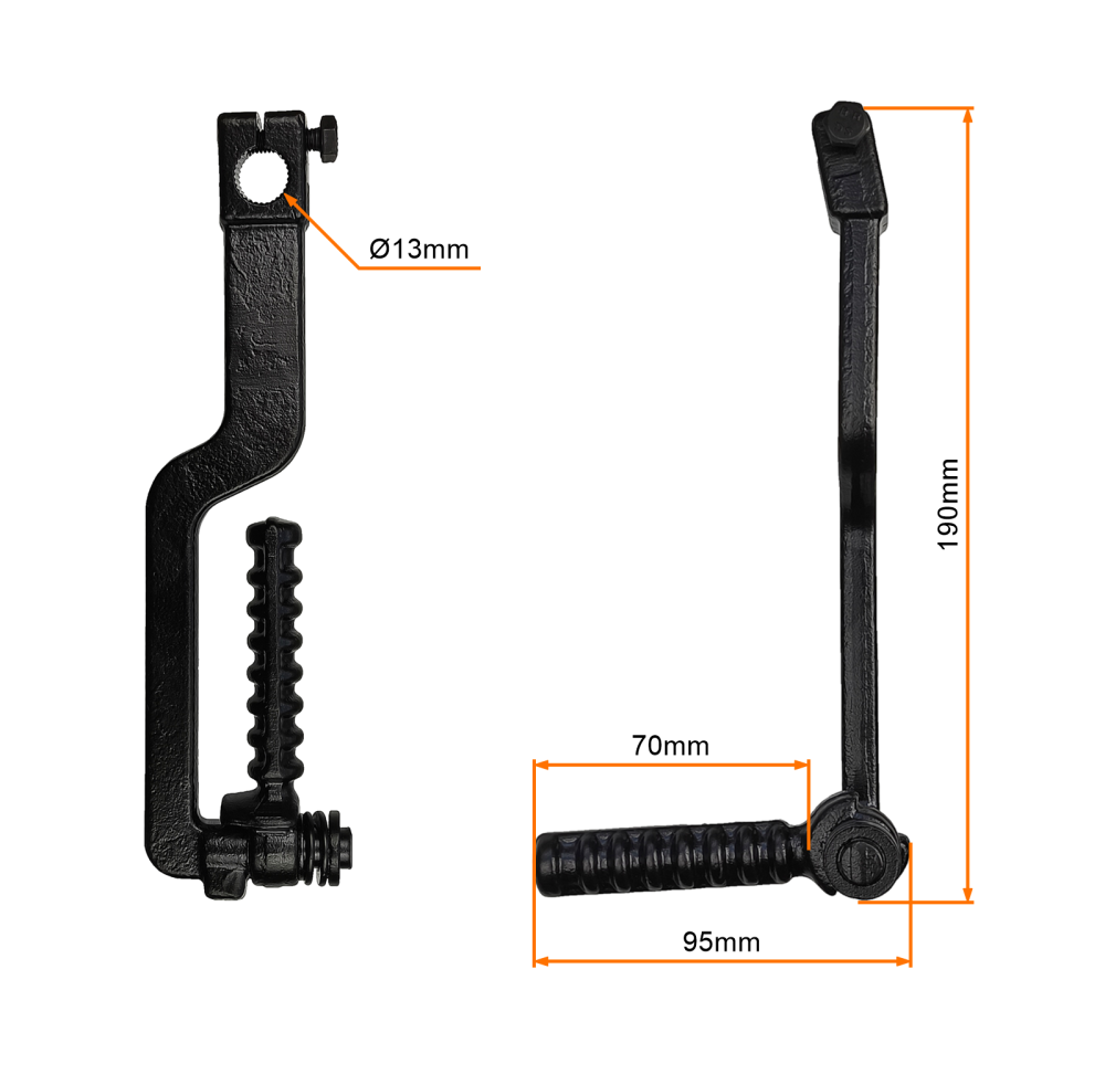 Rozruch rożny dźwignia rozrusznika kopka długa 4T Zipp Barton Kingway Romet