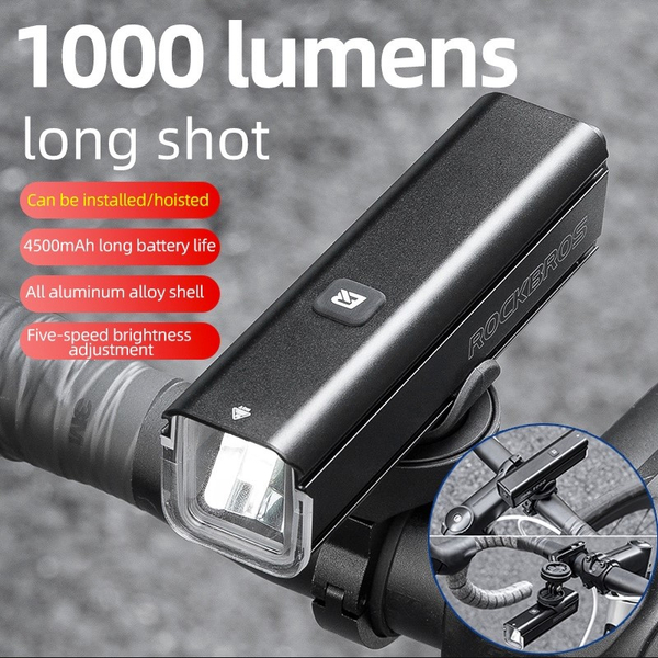 ROCKBROS Lampka rowerowa 5 trybów wodoodporna