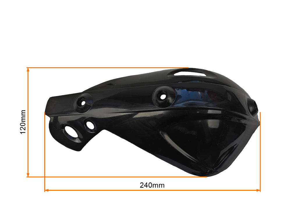 Osłony rąk dłoni handbary czarne quad atv Bashan