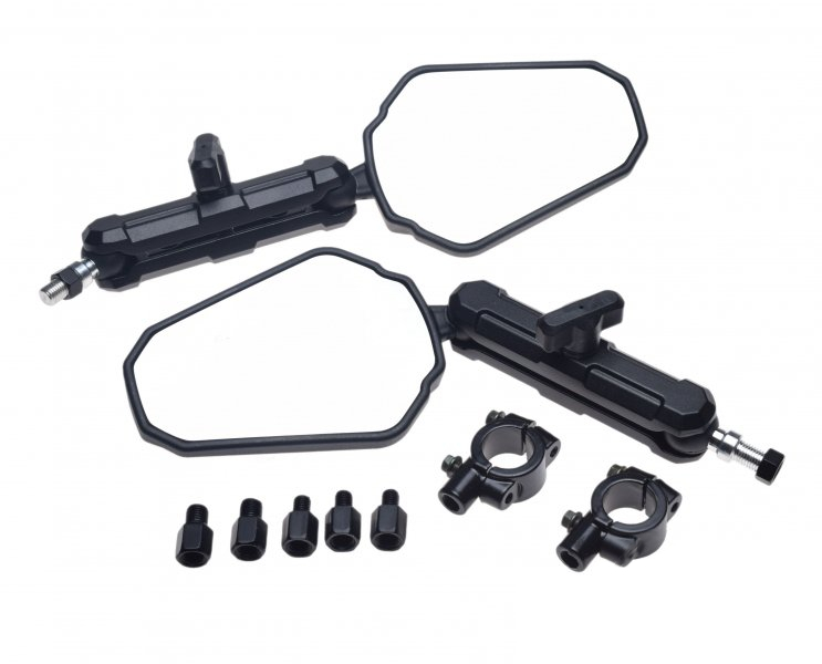 Lusterka motocyklowe uniwersalne składane adventure homologacja drogowa