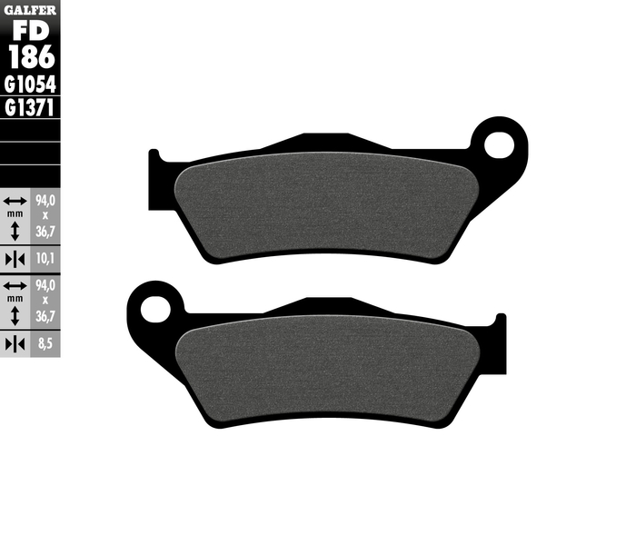 Galfer klocki hamulcowe KH363 półmetaliczne tył BMW HP2 K1300 R1100 1200 S1000