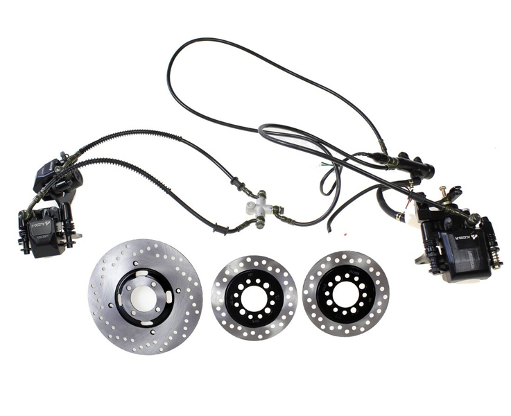 Hamulec kompletny quad Kayo AU200 - ciągnik T3B