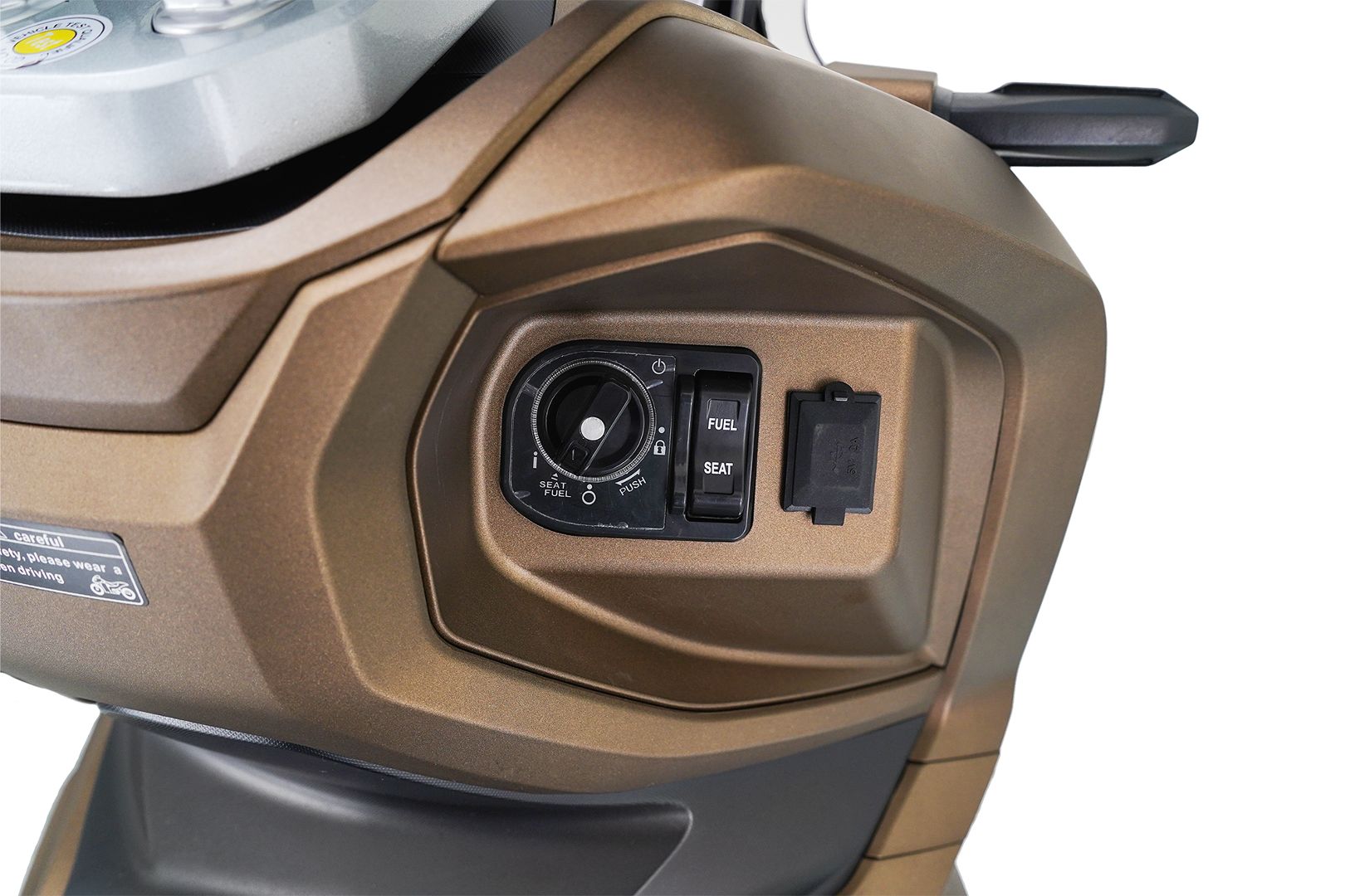 Skuter Barton X-Trail 125 ABS brązowy