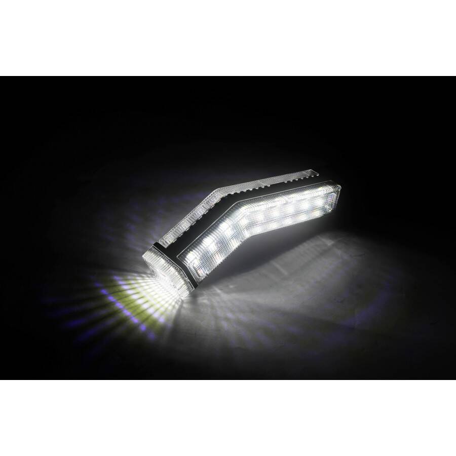 Belka Ostrzegawcza 72Led 1204x35 R65 R10 Na Śruby + gratis lampy narożne obrysowe prawa lewa