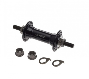 Piasta rower alu przód 36 otw. Czarna