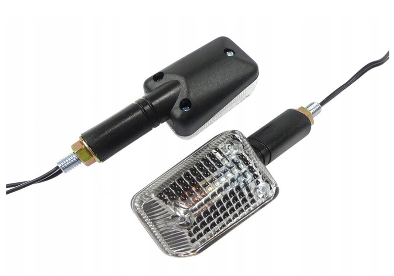 Kierunkowskaz kierunki mini biały długie ramie m8